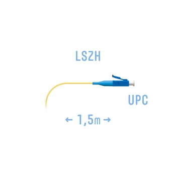 Пигтейл LC/UPC SM (0.9) 1,5 m